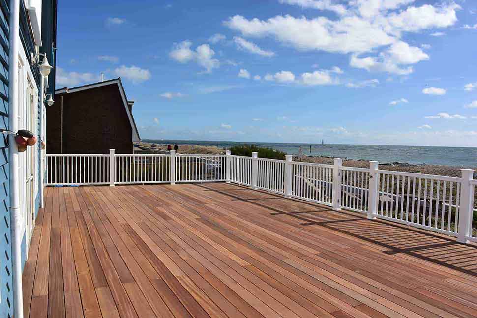 Anti slip decking